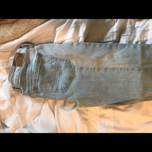 ARO two toned capri jeans